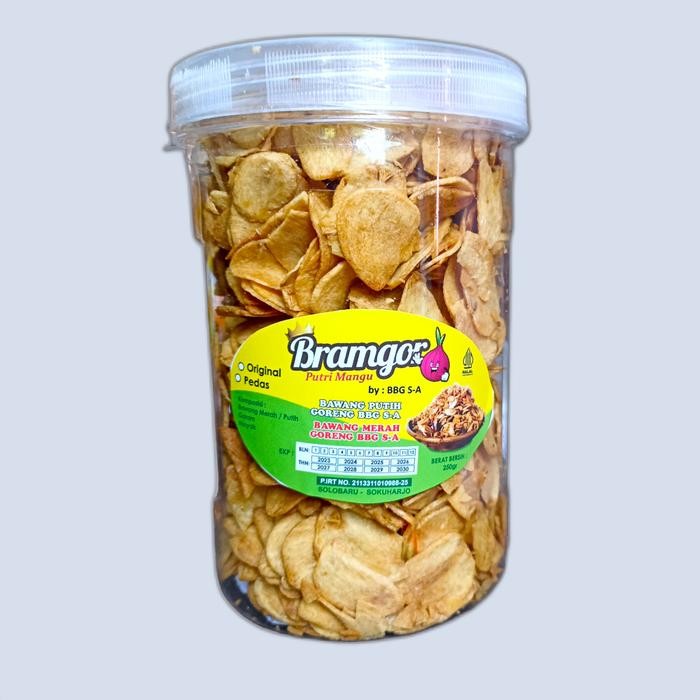 

bawang putih goreng 250 gram, Asli putri mangu