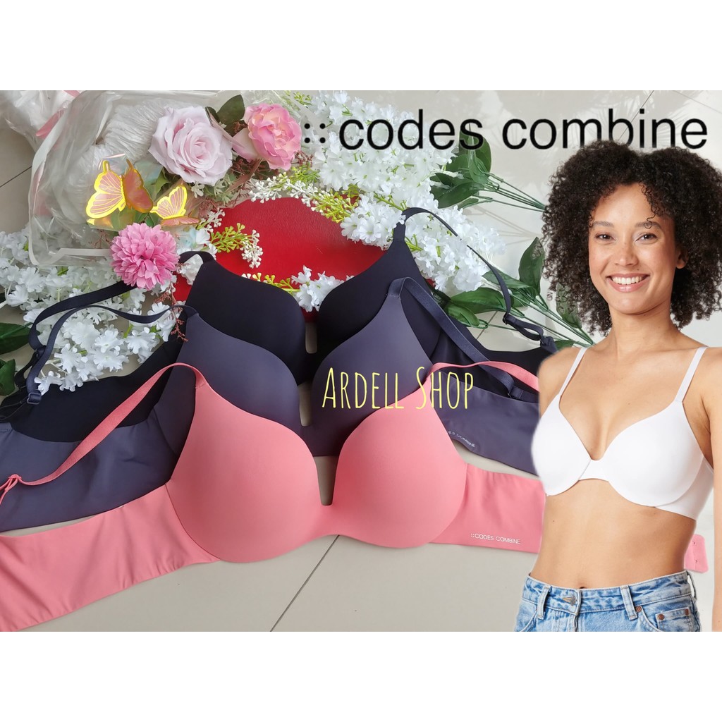 CC Codes Combine Bra Wanita Push Up Kawat Seamless Nyaman Elegan 38A CPU
