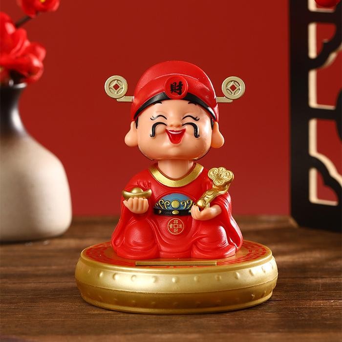 Terbaru Pajangan Caisen Dewa Rezeki Caisen Chai Sen Rezeki Patung Solar Caishen Dewa Rezeki Pajanga 