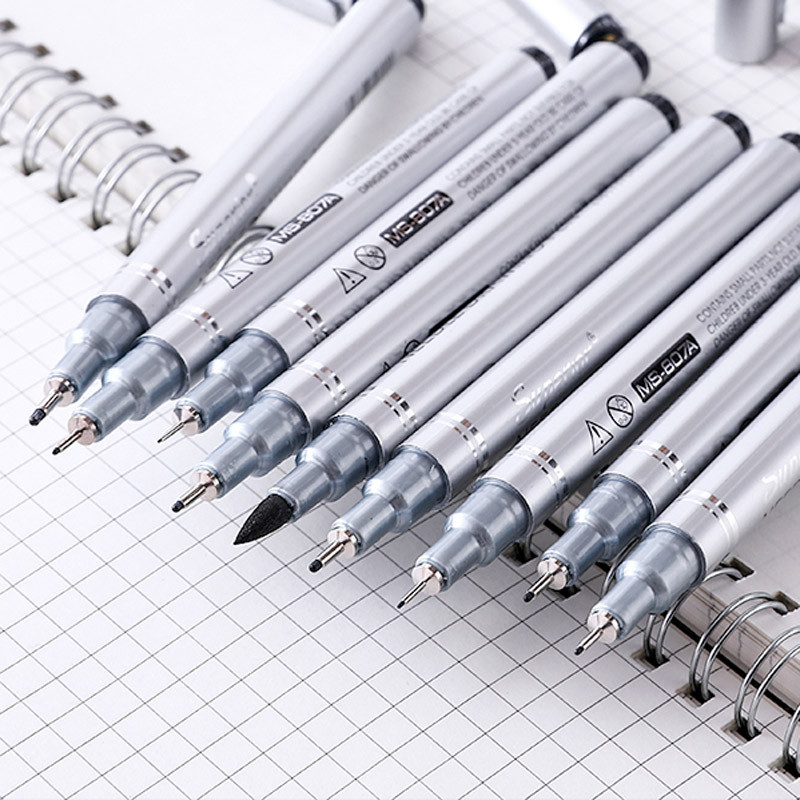 

waterproof Sketch comics Needle Pen Pigment Drawing Handwriting ink Art Marker pen office stationery Supplies