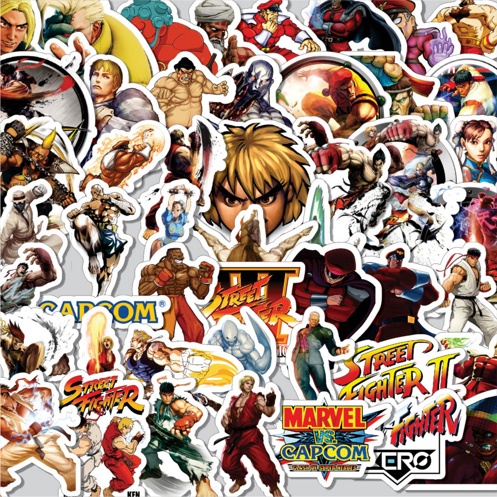 

Stiker Cutting Pack Stiker Video Game Series Street Fighter Character Mix Isi 100Pcs Series Aesthetic Lucu Keren Untuk Koper Bahan Vynil