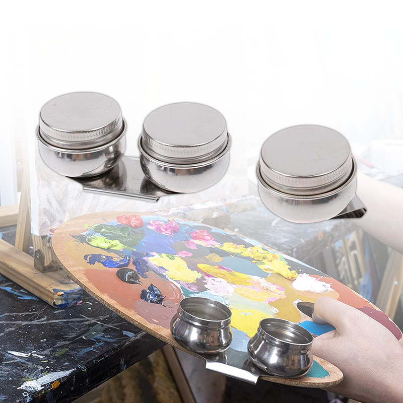 

Oil Paint Pot / PotCat Minyak Akrilik Single Double Hole