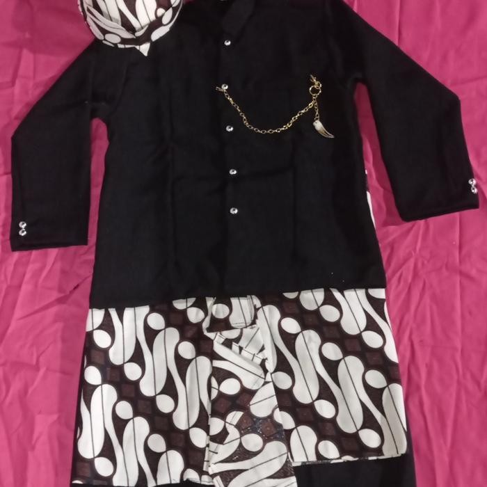 baju basofi anak baju adat jawa Timur anak - komplit+rantai, 2