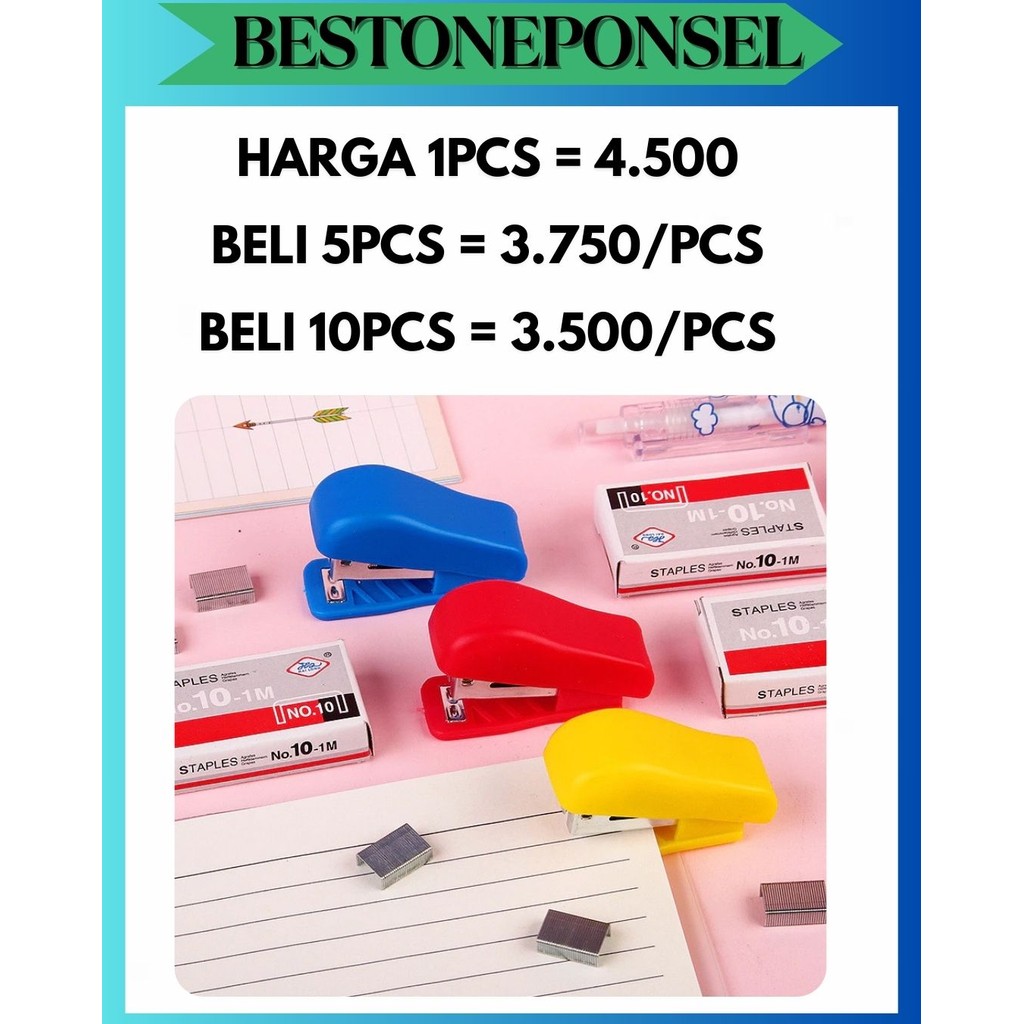 

BOP STAPLER MINI FREE REFILL - STAPLES STEPLES CEKREKAN HEKTER KECIL