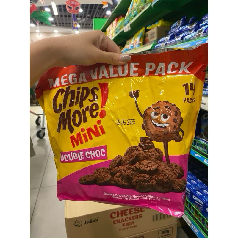 

chips more mini double choc isi 14 pack 392gr
