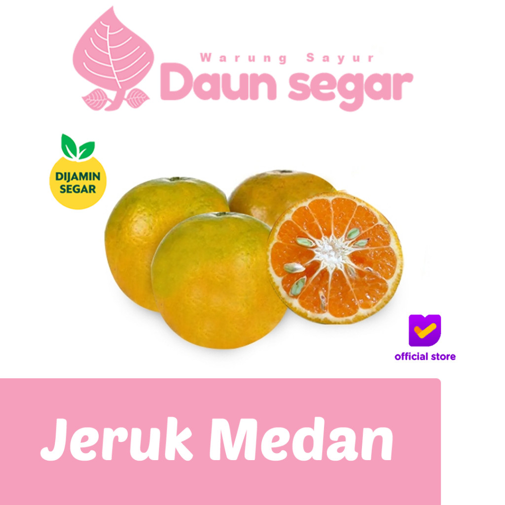 

Jeruk Medan Manis Segar 1kg Buah Lokal Favorit, Kulit Mudah Kupas