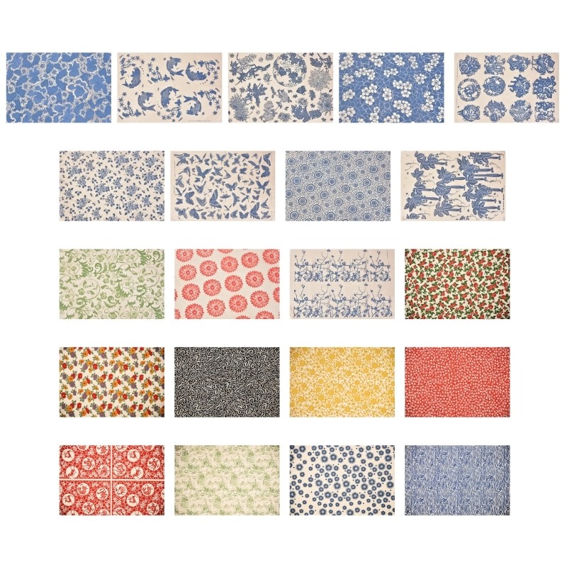 

Pottery Ceramics Clay Transfer Paper Multipurpose Underglaze Colorful Flower for Children Adults DIY Handicraft Supplies