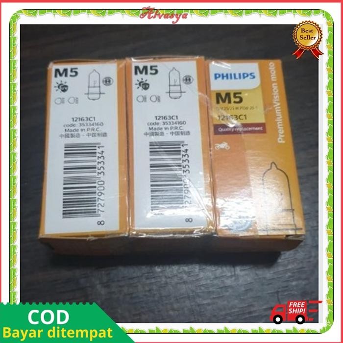 Bohlam Lampu Depan Philips Original Bohlam philips Motor Vario Beat - ORI