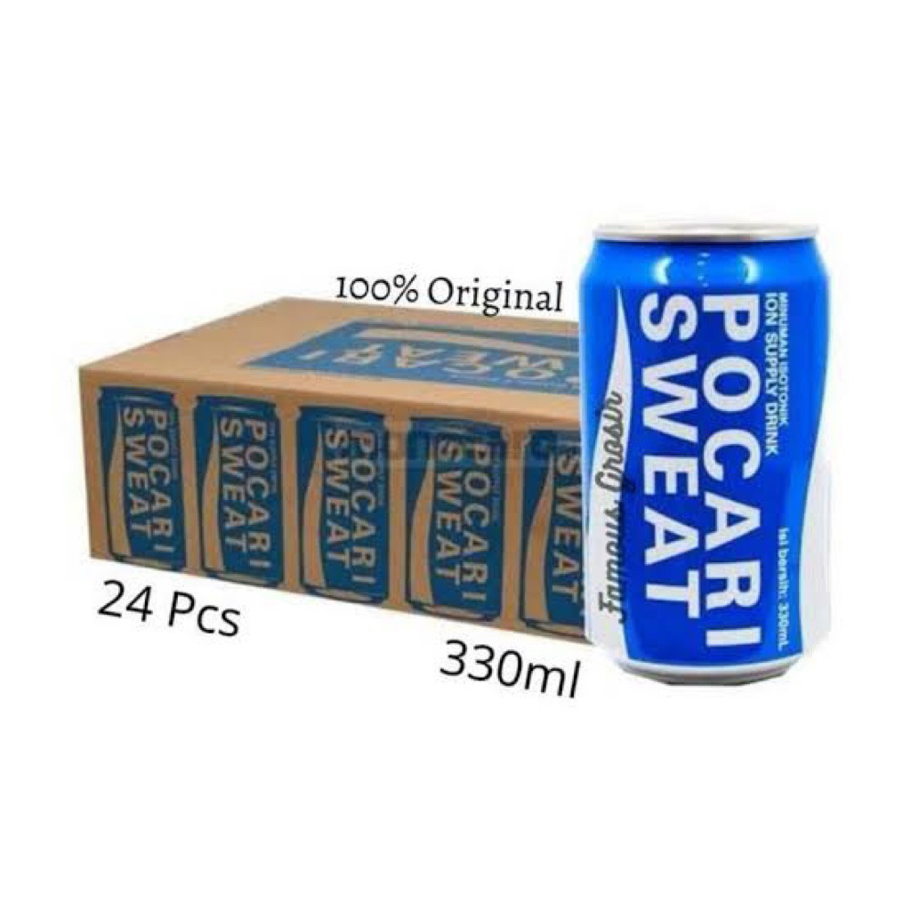 

Pocari kaleng 330ml @ 24 kaleng / 1 dus