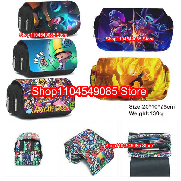 

Anime Stitch 3D New Star-Player Creative Cartoon Pencil Case Cartoon Game Pencil Case for Primary School Students School bag