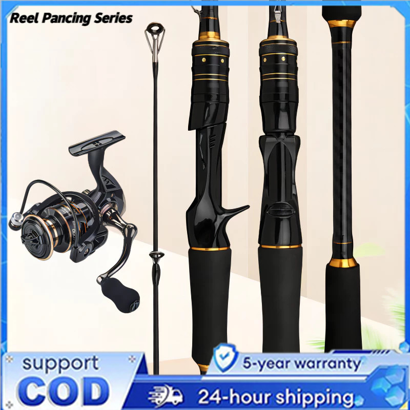 【COD】Joran Pancing reel pancing asli besi fishing reel HE500 - 7000 / Reel Pancing Set Pancing Set 1