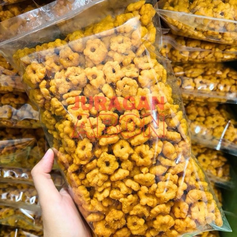 

Pang Pang Sakura Ribut Renyah Tidak Keras Rasa Asin Gurih Pedas Manis Nikmat Kemasan 400 Gram Cemilan Unik Menggugah Selera