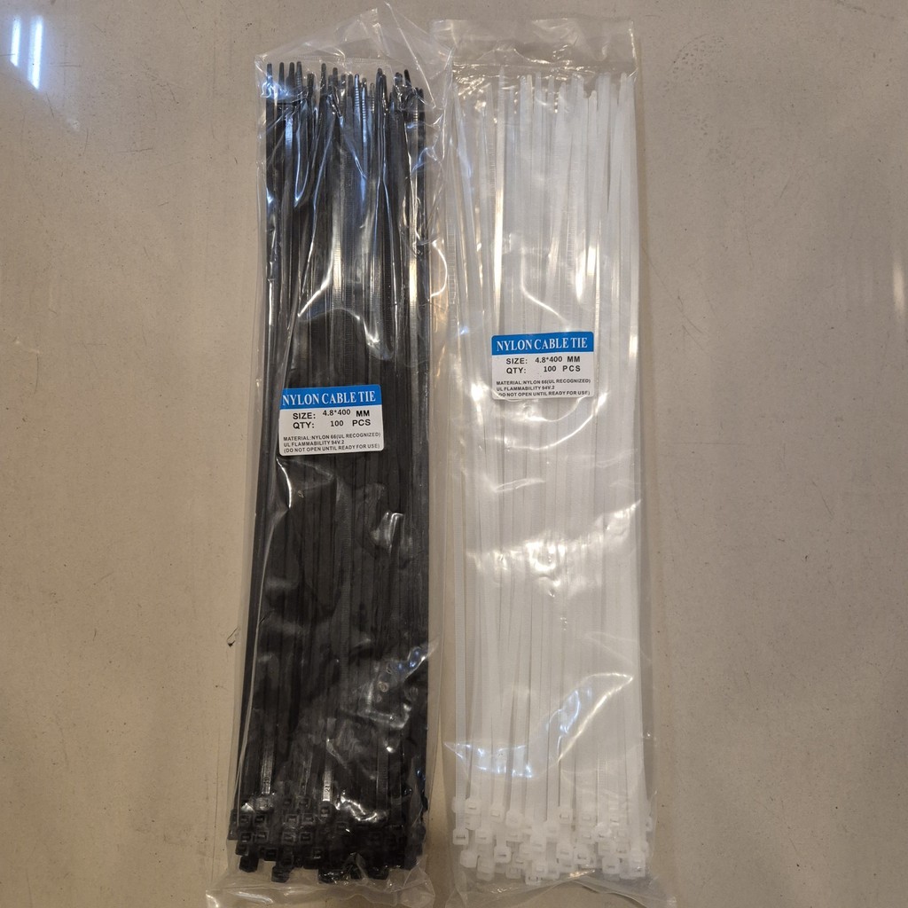 

JUTAFAS Kabel Ties / Insulock / Insulok / Cable Ties 4.8 x 400mm 40cm 100pcs