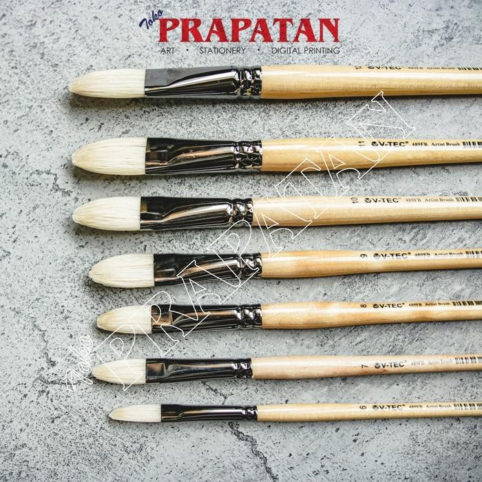 

Kuas Lukis Filbert V-TEC 489FB / V-TEC Paint Brush - 10