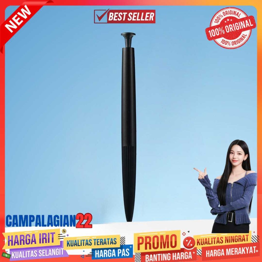 

Kaco Pena Pulpen Gel 0.45mm Dual Ballpoint Quick Dry Black Ink 1 PCS - K10