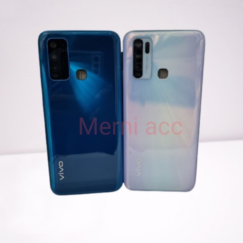 Cessing Full set Vivo Y50/ Y30/ Y30i Backdoor Casing kesing hausing + frame tulang tengah Original A