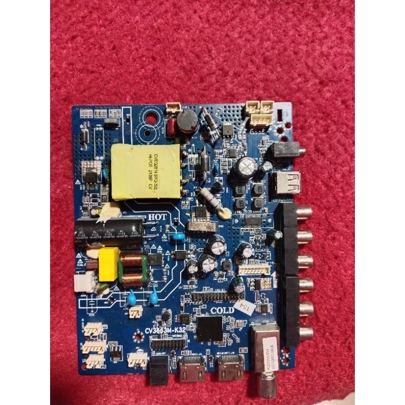 Mainboard Mb POLYTRON PLD24V123 24v123 / Mobo / Modul / Mesin Tv Polytron PLD 24V123