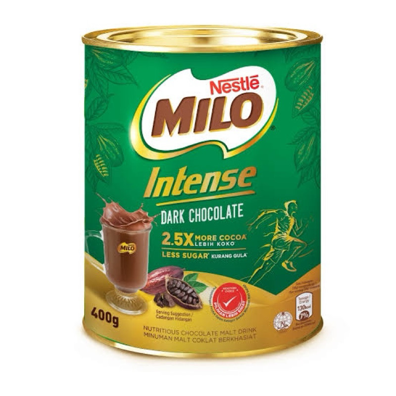 

milo intense dark chocolate 400gr