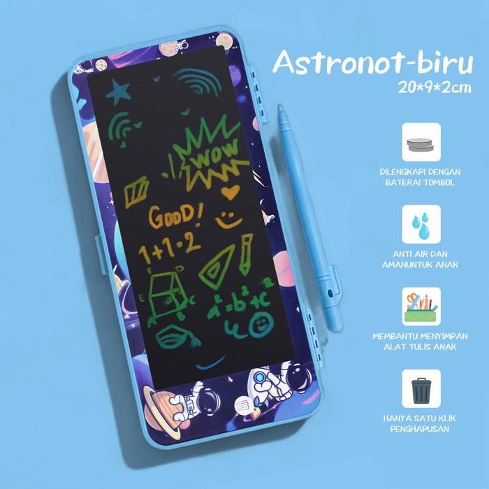 

Sale [READY] Aimilo Drawing Box Kotak Pensil Aesthetic Dengan Papan Coret Tempat Pensil Anak Laki Laki Waterproof Kotak Pensil Anak Perempuan - Astronaut -Biru Tbk