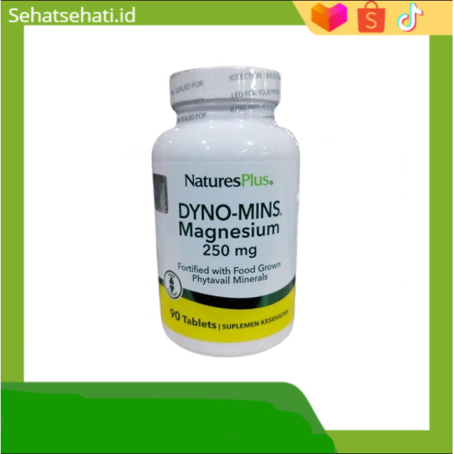 Nature's Plus Dyno-Mins Magnesium 250mg 90 Tablet Pilihan yang Tepat untuk Meningkatkan Kesehatan da