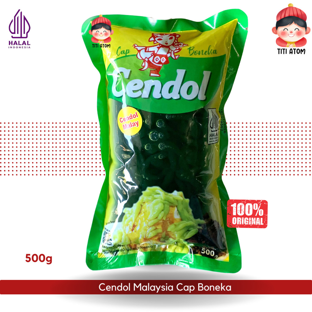 

Cendol Dawet Malaysia Motif Lurus Panjang Cap Boneka 500g