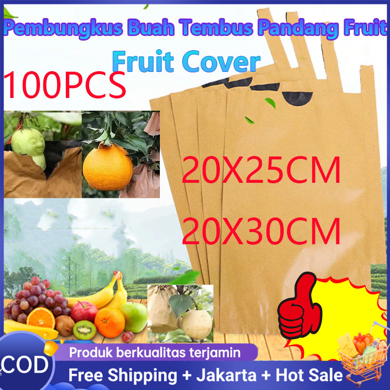 100PCS Fruit Cover/Pembungkus Buah/Fruit Cover Anti Serangga/Kantong Jaring Pembungkus/Buah Anggur/ 