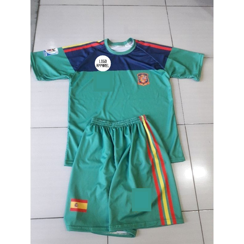 Jersey Kiper Timnas Spanyol 2010 Plus Clana Full Printing