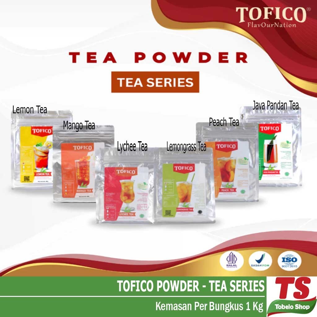 

TOFICO LEMON TEA POWDER 1KG / PEACH TEA / LYCHEE TEA / PANDAN TEA / MANGGO TEA / LEMONGRASS TEA