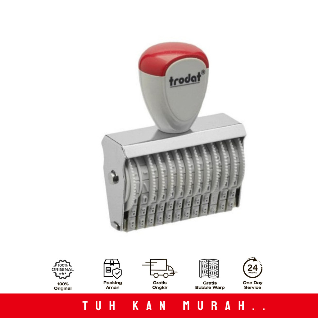 

STEMPEL ANGKA 12 DIGIT TRODAT 15312 - 3 MM