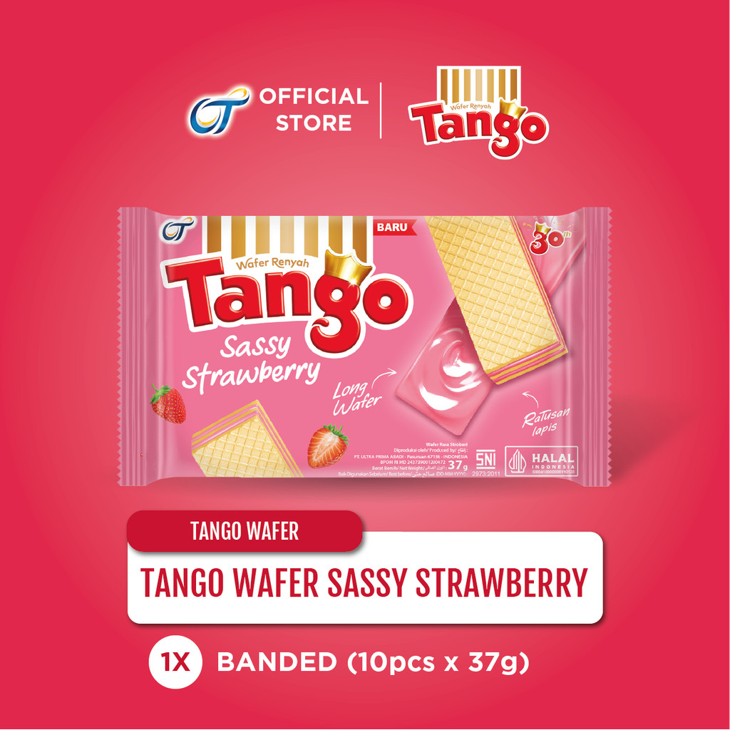 

Tango Wafer Sassy Strawberry - 37 Gr [10 Pcs x 37gr]