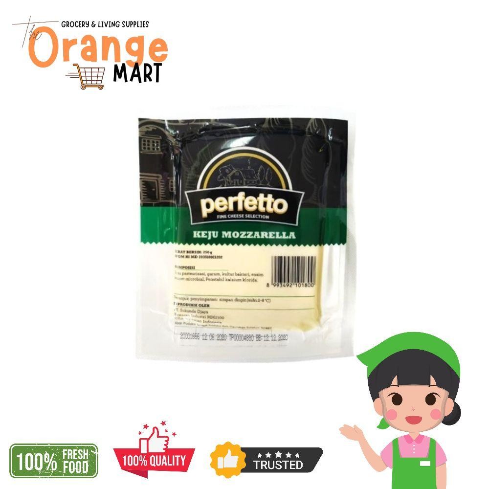 

Perfetto Keju Mozarella 250gr / Keju Mozzarella