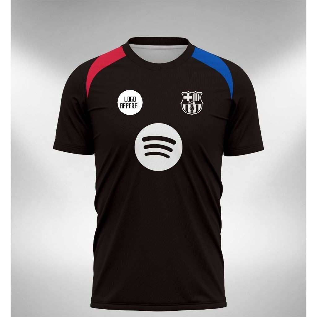 Jersey Barcelona Training Hitam 2025