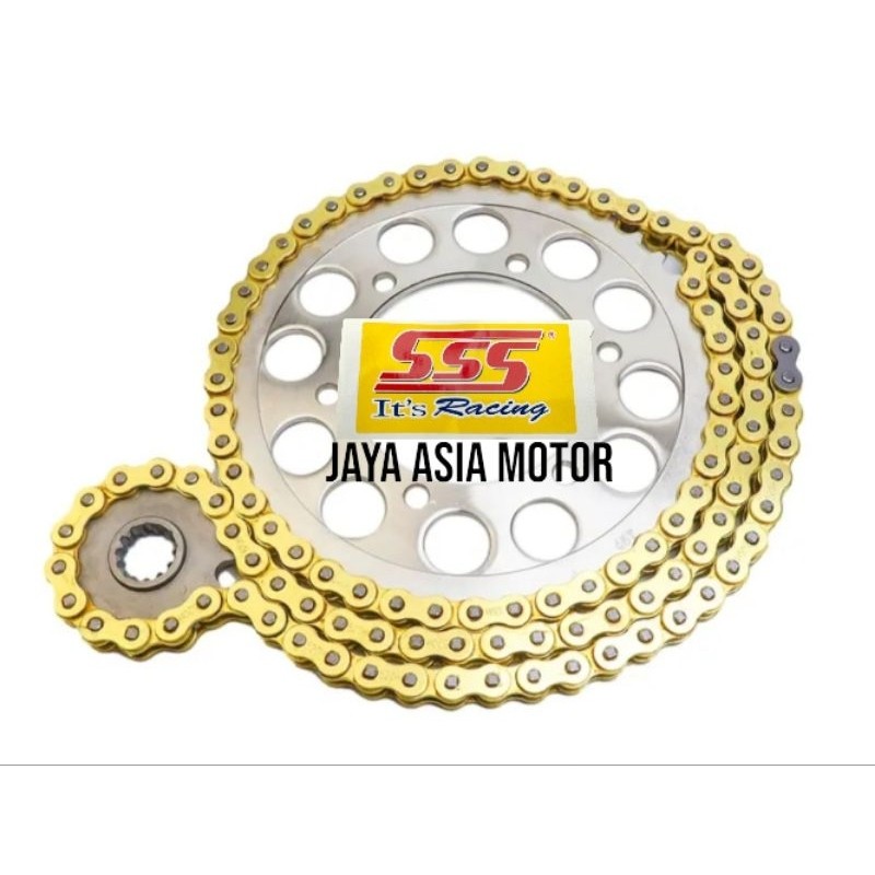 GEAR MOTOR 428 SSS RX KING RXZ FIZR JUPITER Z VEGA R JUPITER MX OLD JUPITER MX NEW 135 UNTUK RANTAI 