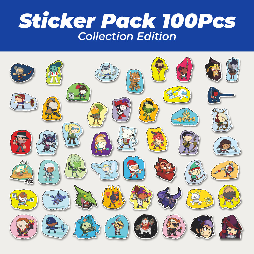 

Hot Stiker Game Series Brawlhalla Character Mix 3 Lucu Anti Air Stikers Berperekat Waterproof Sticker Decal Buat Motor Helm Buku Journal Koper Casing HP Laptop Botol Minum