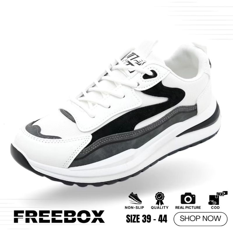 Sepatu pria sepatu sneakers pria sepatu korea pria sepatu putih pria sepatu cowo