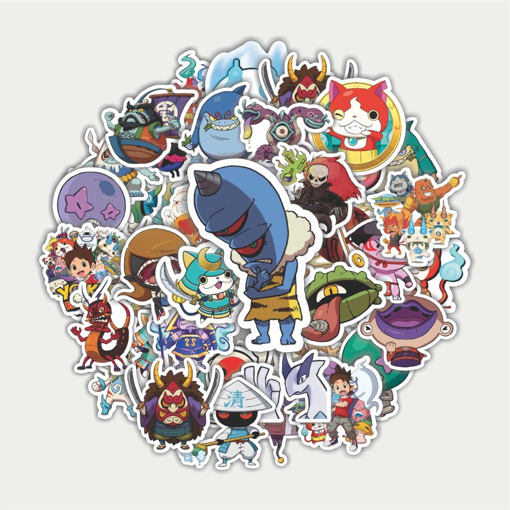 

Sticker Pack Stiker Game Series Yokai Watch Mix 3 | Sticker TUMBLR | Stiker LAPTOP KOPER HELM