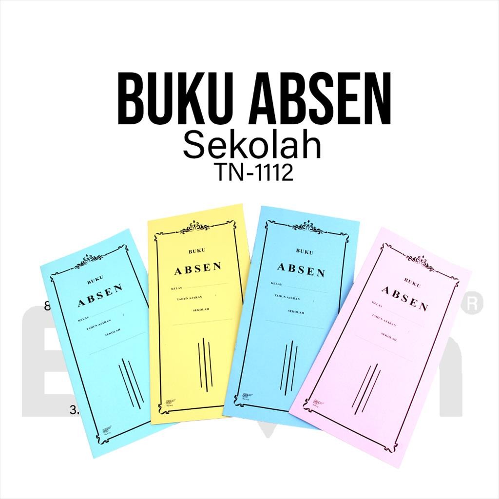 

♚Buku Daftar Absen Murid Sekolah / Absensi Kehadiran♚