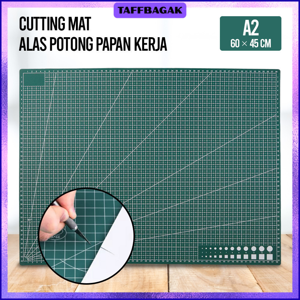 

Taffware Working Pad Cutting Mat Alas Potong Papan Kerja A2 60x45cm - QJ3