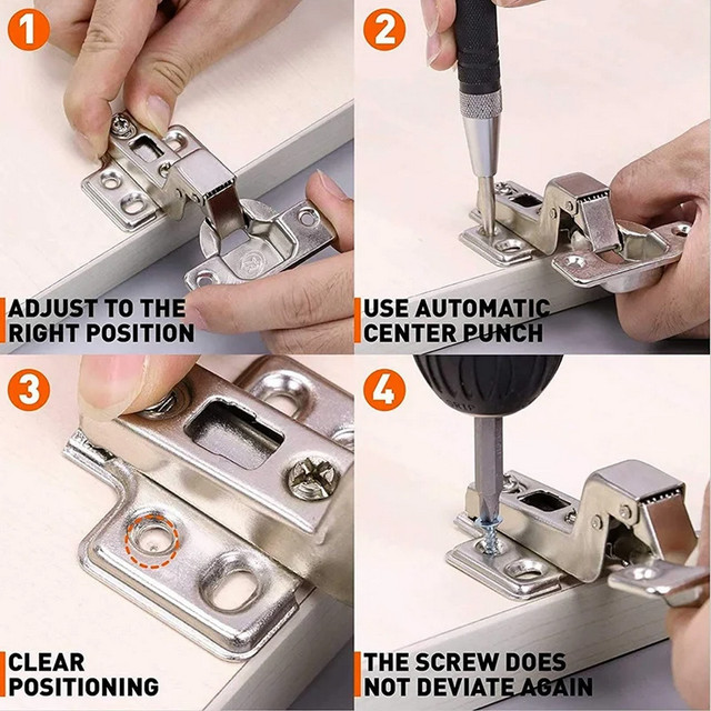 

JKMLLCM Oauee Automatic Center Punch Penanda Titik Bor - OA1