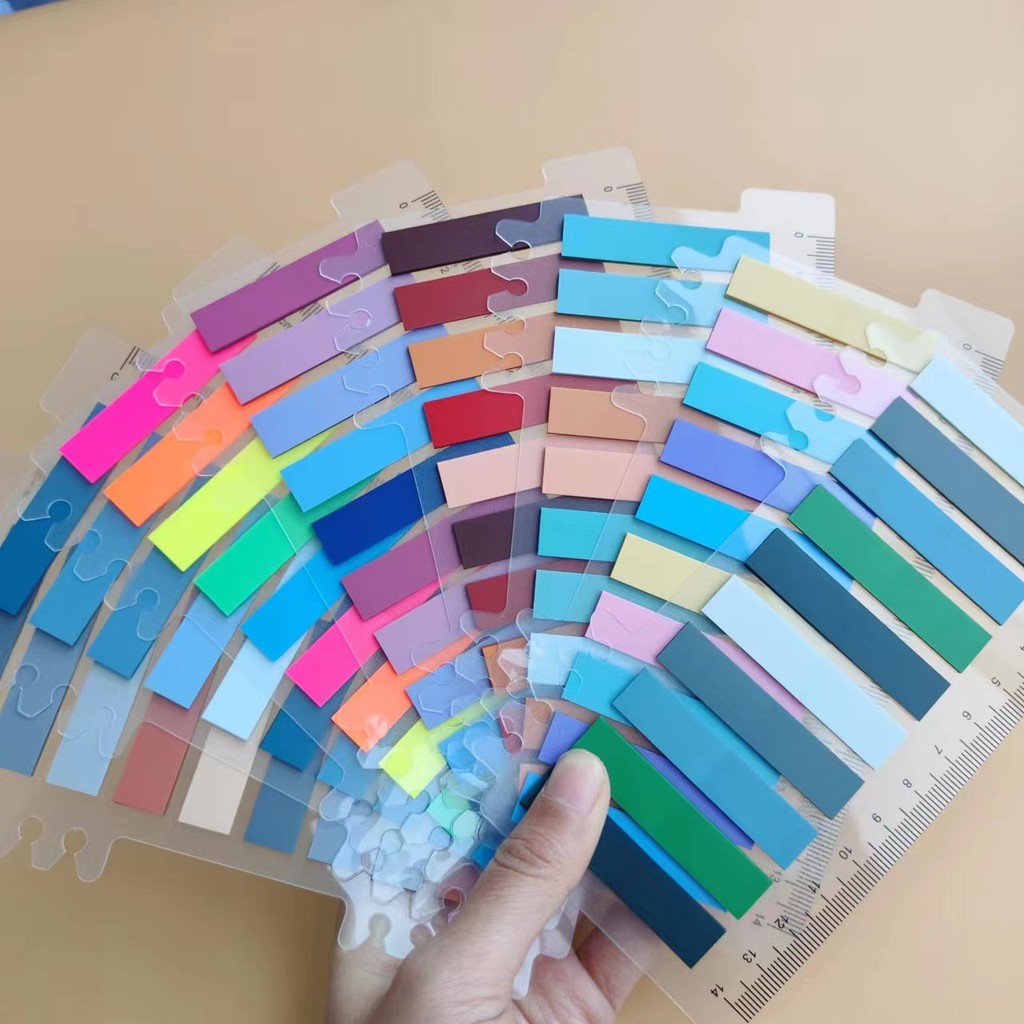 

1600 Sheets Transparent Sticky Notes Page Markers Book Tabs Index Sticky Notes Bookmarks Meme Stickers Stationery
