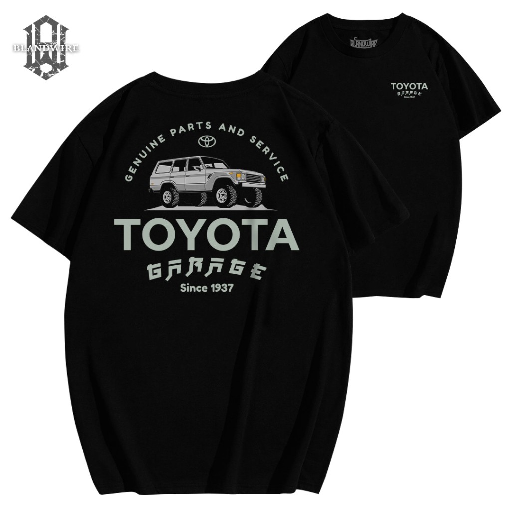 Kaos Offroad Land Cruiser Series | KAOS BAJU MOBIL TOYOTA GARAGE LAND CRUISER | Baju Kaos Pria | Bla