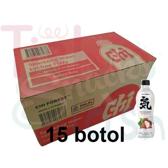 

Chi Forest Lychee Fizzy 480ml - Karton isi 15 botol