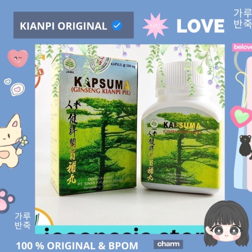 

PROMO MERDEKA !!! CN Penambah Nafsu makan Kian Pi KAPSUMA / GINSENG KIANPI PIL / OBAT NAFSU MAKAN 100% ORIGINAL & BPOM