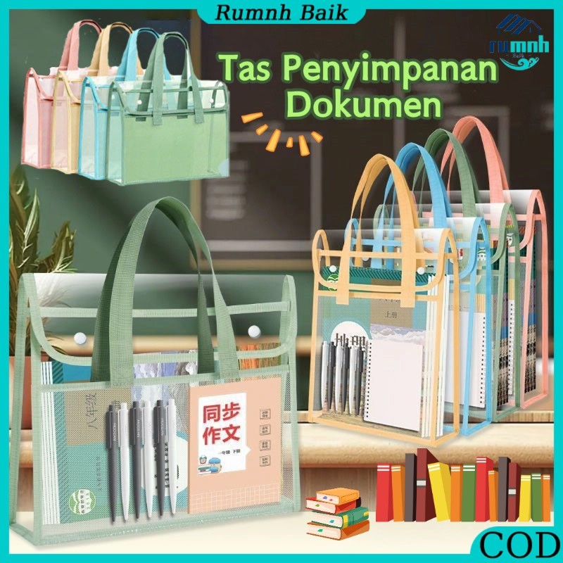 Tas Penyimpanan Dokumen Transparan/Tas Khusus Untuk Ujian Siswa Tas Penyimpanan Dokumen Kantong Doku