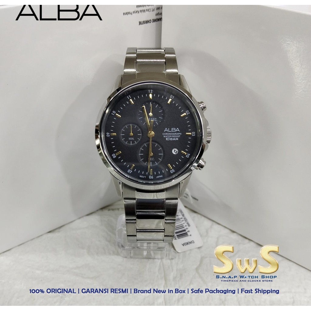 ALBA AM3859 ALBA Prestige AM3859X1 Chronograph Men
 Jam Tangan Pria