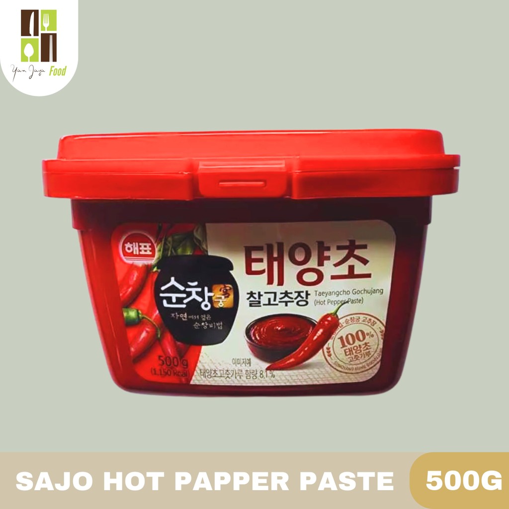 

Sajo Hot Pepper Paste 500G / Pasta Saus Kedelai / Taeyangcho Gochujang/ Saus Gochujang / Korea