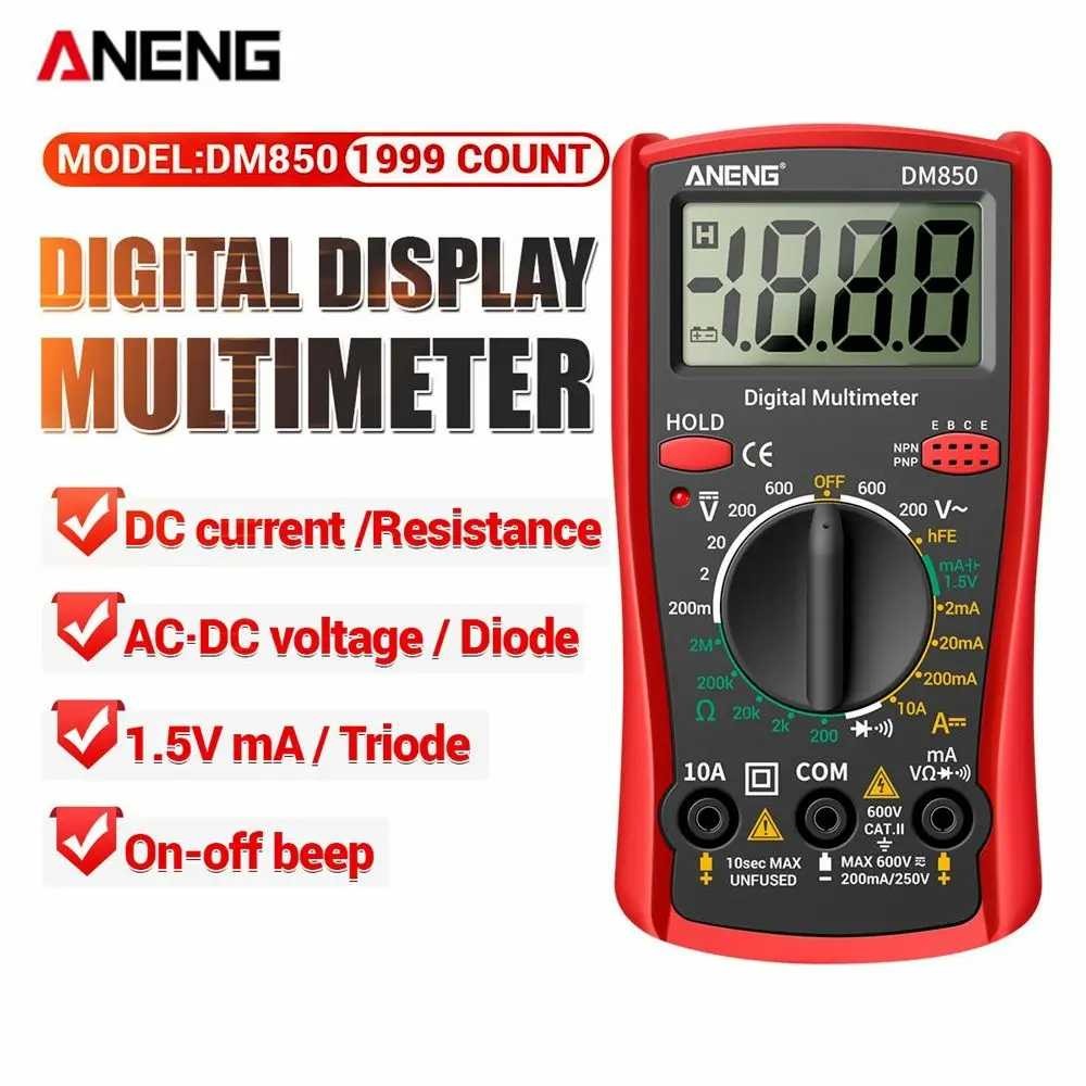 

ANENG Digital Multimeter Voltage Tester - DM850 -MR