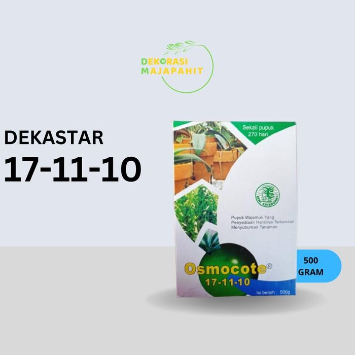 Pupuk Osmocote 17 11 10 500 Gram Kemasan Pabrik Dekastar Pupuk Daun TERMURAH