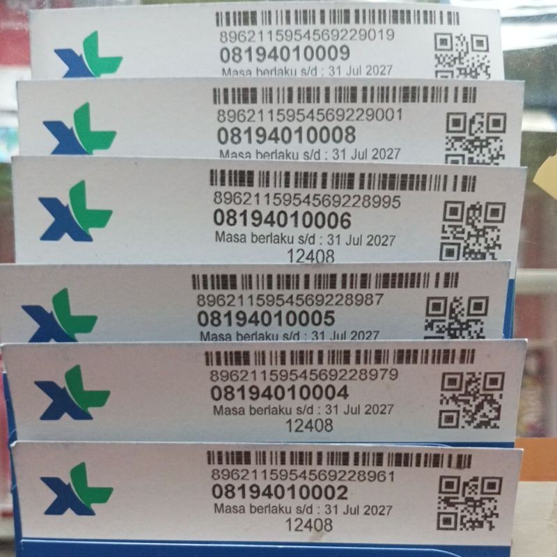 NOMOR cantik XL 11digit kartu perdana nocan.