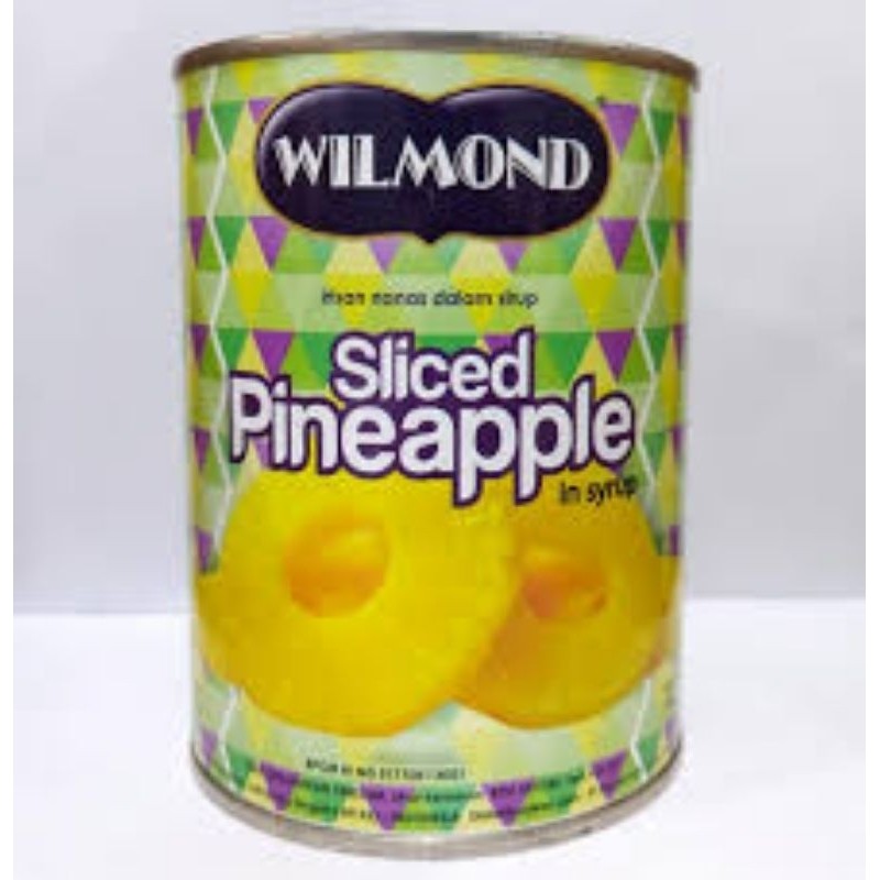 

Wilmond Slice Pineapple in Syrup buah potong Pinneapple Nanas Kaleng Sirup